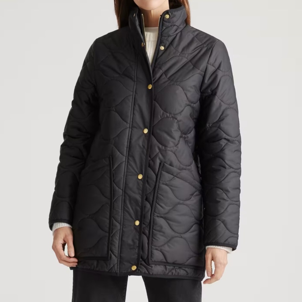 Quince Featherless Quilted Long Puffer Jacket